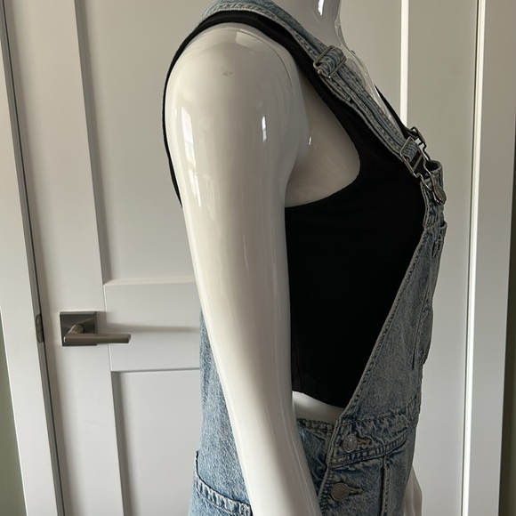 Garage Denim Overall Shorts - Picture 7 of 9